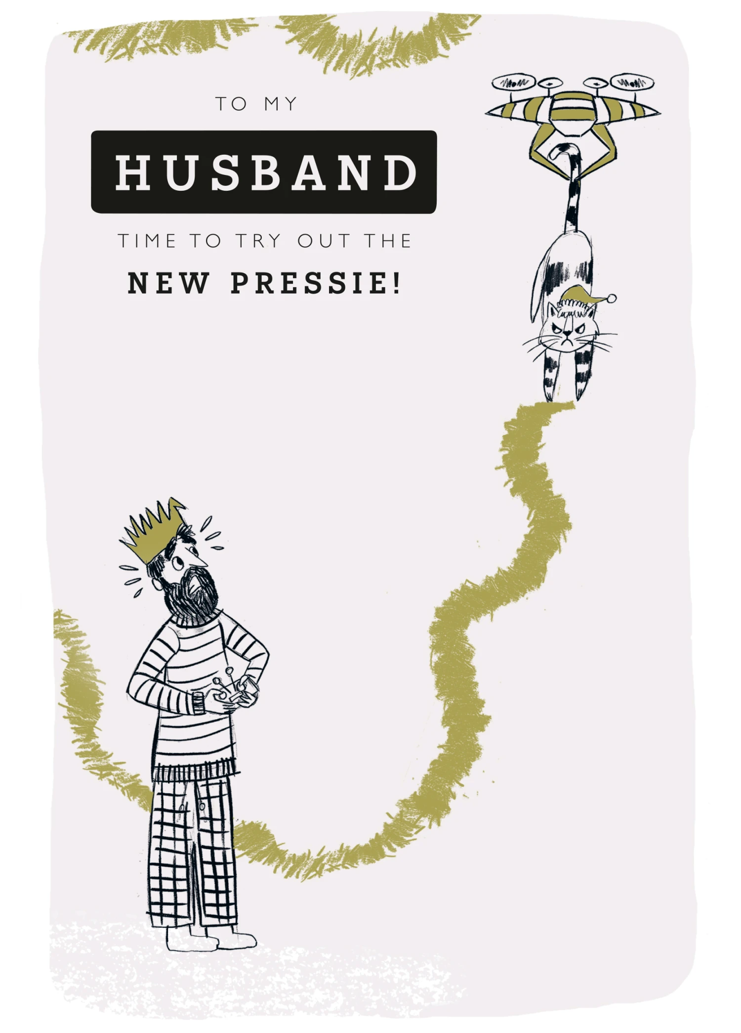 Pod Personalised Pressie For Husband Christmas Card 1 Pod Personalised Pressie For Husband Christmas Card