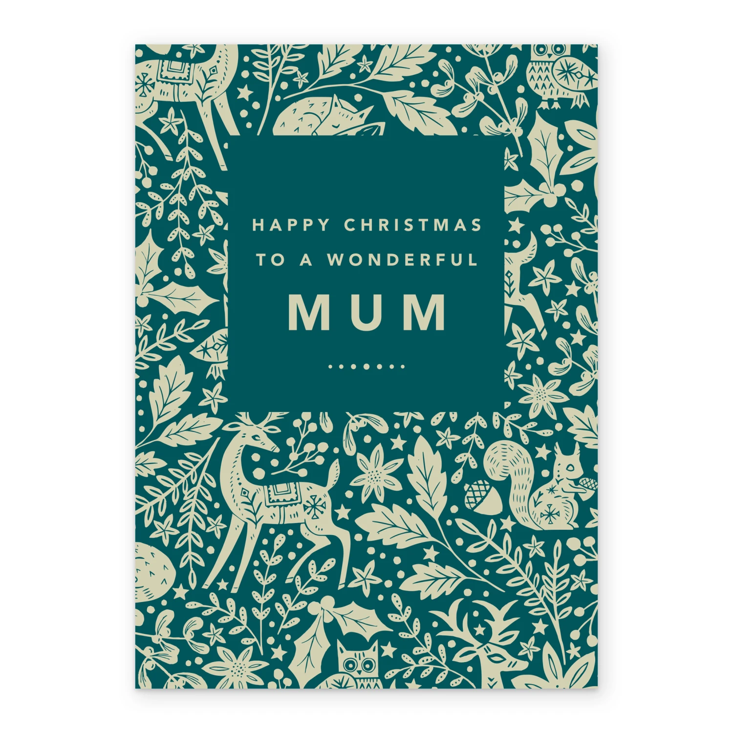 Pod Personalised Winter Scene Christmas Card For Mum 2 Pod Personalised Winter Scene Christmas Card For Mum - Image 2