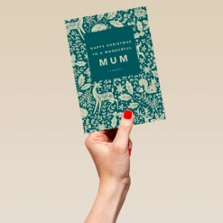 Pod Personalised Winter Scene Christmas Card For Mum 9 Pod Personalised Winter Scene Christmas Card For Mum -Pod Shop F3100160 hand L