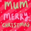 Pod Personalised Merry Christmas Mum Card