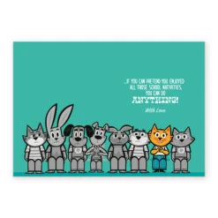 Pod Personalised Cat List For Mum Christmas Card -Pod Shop F3100164 alt2