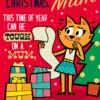 Pod Personalised Cat List For Mum Christmas Card