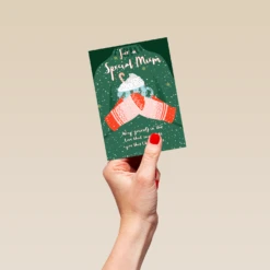 Pod Personalised Mum Hot Chocolate Mug Christmas Card 8 Pod Personalised Mum Hot Chocolate Mug Christmas Card -Pod Shop F3100165 hand S