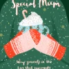Pod Personalised Mum Hot Chocolate Mug Christmas Card