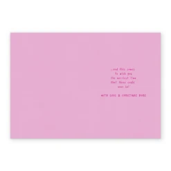 Pod Personalised Niece Poem Christmas Card -Pod Shop F3100168 alt2