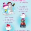 Pod Personalised Niece Poem Christmas Card
