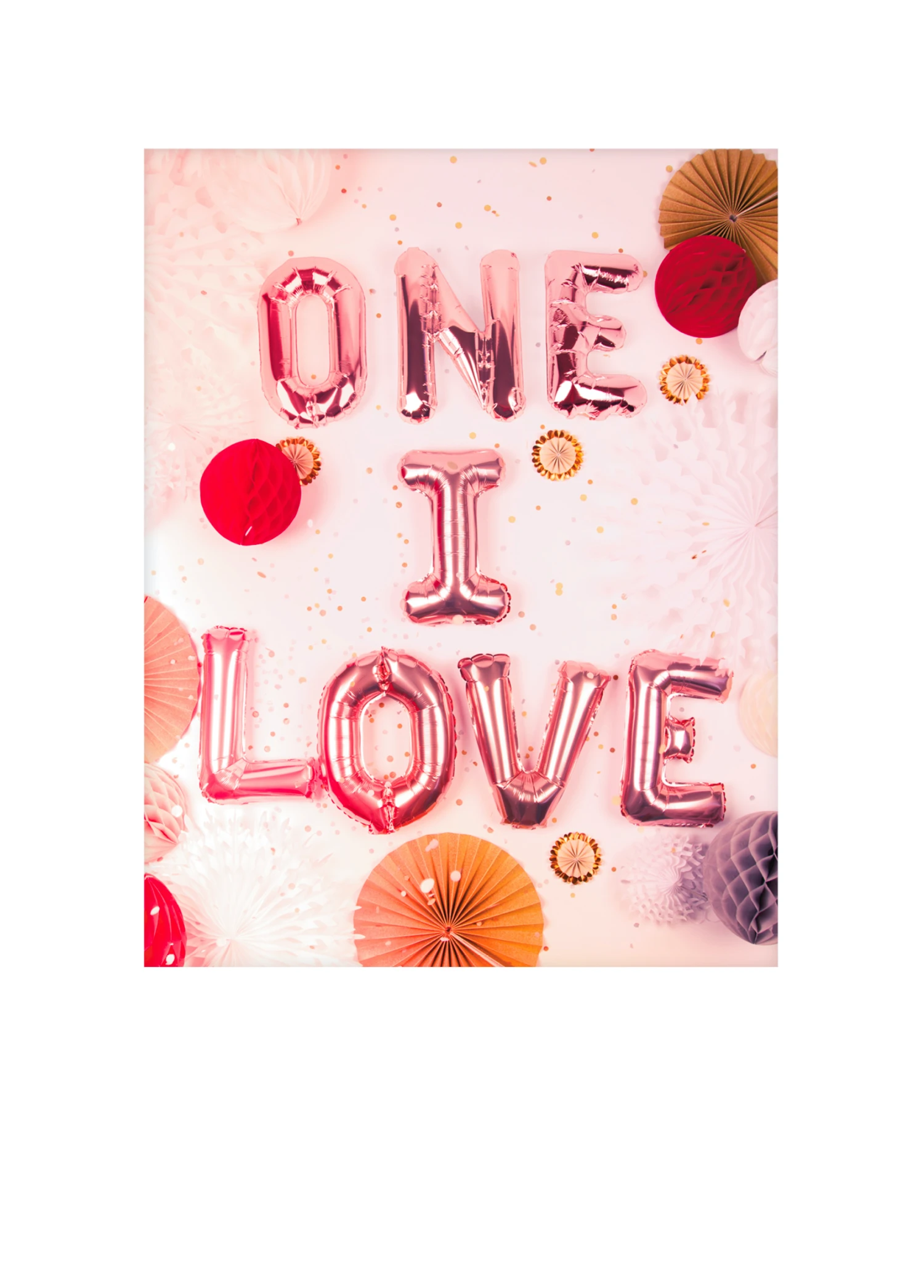 Pod Personalised One I Love Balloons Christmas Card 1 Pod Personalised One I Love Balloons Christmas Card