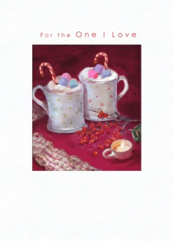 Pod Personalised One I Love Hot Chocolate Christmas Card