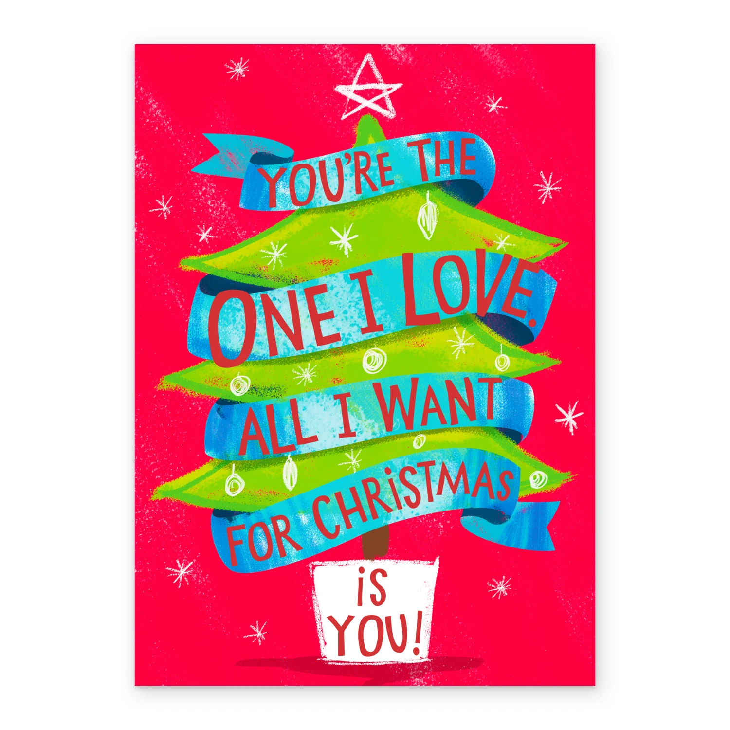 Pod Personalised To The One I Love All I Want Is You Christmas Card 2 Pod Personalised To The One I Love All I Want Is You Christmas Card - Image 2
