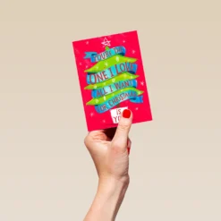 Pod Personalised To The One I Love All I Want Is You Christmas Card 8 Pod Personalised To The One I Love All I Want Is You Christmas Card -Pod Shop F3100183 hand S