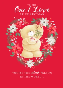 Pod Personalised Cute Forever Friends The One I Love Christmas Card