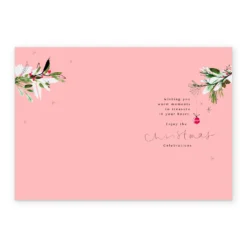 Pod Personalised Wreath Christmas Card For Sister -Pod Shop F3100191 alt2