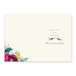 Pod Personalised Sister Garland Christmas Card -Pod Shop F3100192 alt2