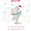 Pod Personalised Cute Poem Christmas Card For Son