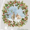 Pod Personalised For Someone Special Wreath Christmas Card