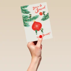 Pod Personalised Someone Special Elves Christmas Card -Pod Shop F3100213 hand L