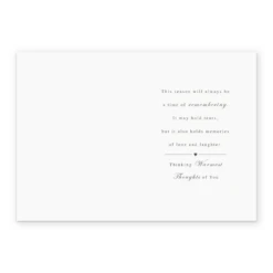 Pod Personalised Irises Remembering And Thinking Christmas Card -Pod Shop F3100219 alt2