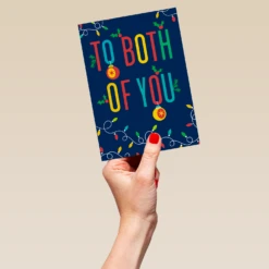 Pod Personalised To Both Of You Decorations Christmas Card 9 Pod Personalised To Both Of You Decorations Christmas Card -Pod Shop F3100222 hand L
