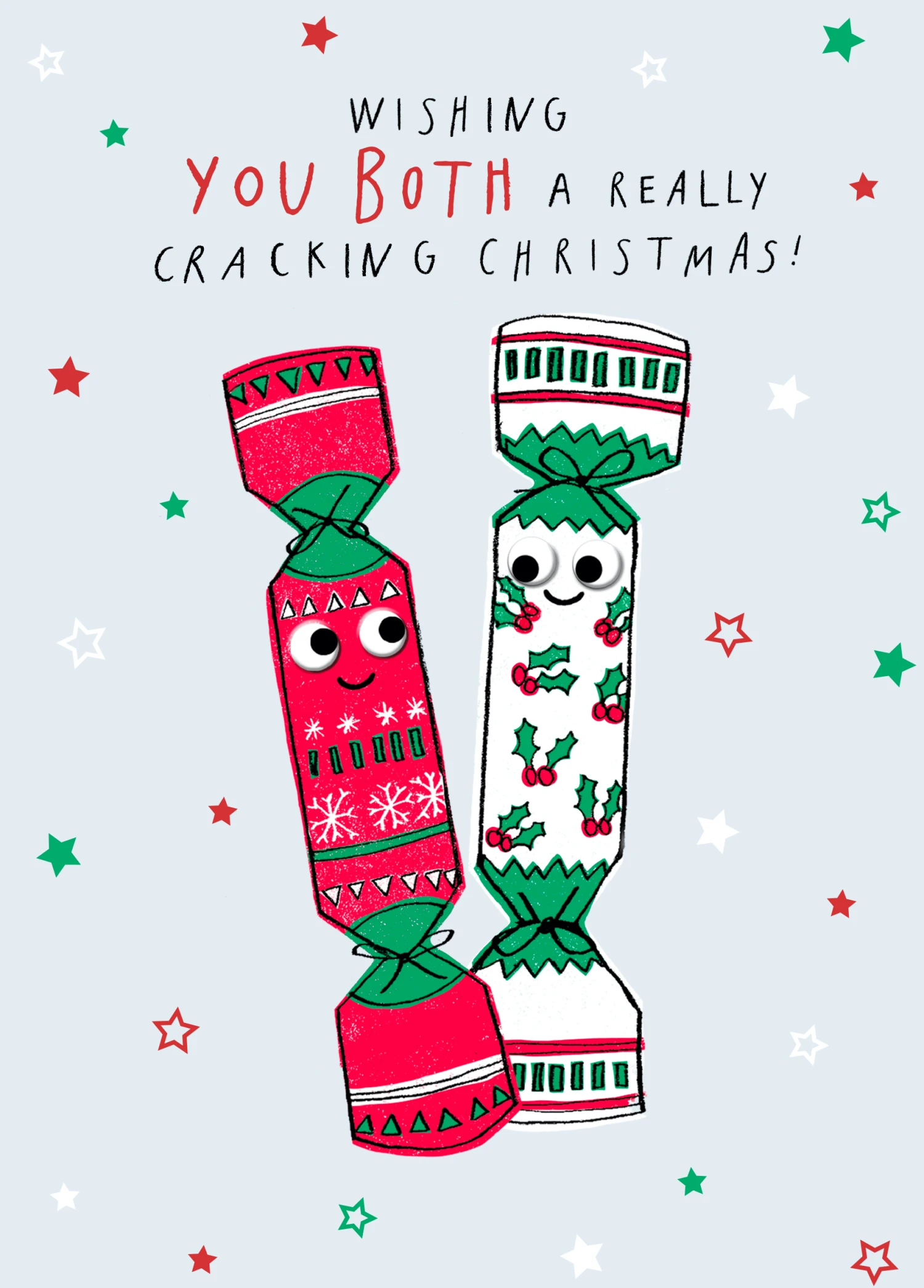 Pod Personalised For Both Christmas Crackers Card 1 Pod Personalised For Both Christmas Crackers Card