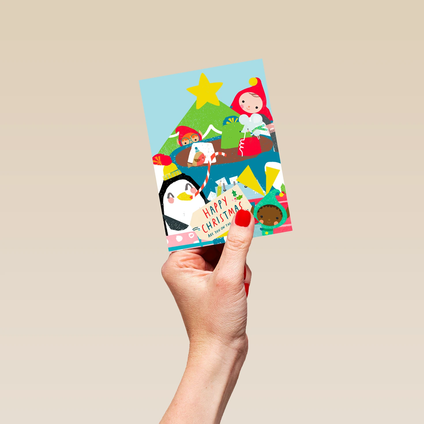 Pod Personalised Penguin Chocolate Christmas Card 4 Pod Personalised Penguin Chocolate Christmas Card - Image 4