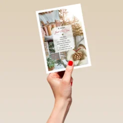 Pod Personalised Winter Wish Poem Christmas Card -Pod Shop F3100249 hand L