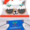 Pod Personalised Cute Cat Purrrfect Christmas Card