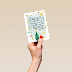 Pod Personalised Get Well Soon Stars Design Christmas Card 8 Pod Personalised Get Well Soon Stars Design Christmas Card -Pod Shop F3100284 hand S