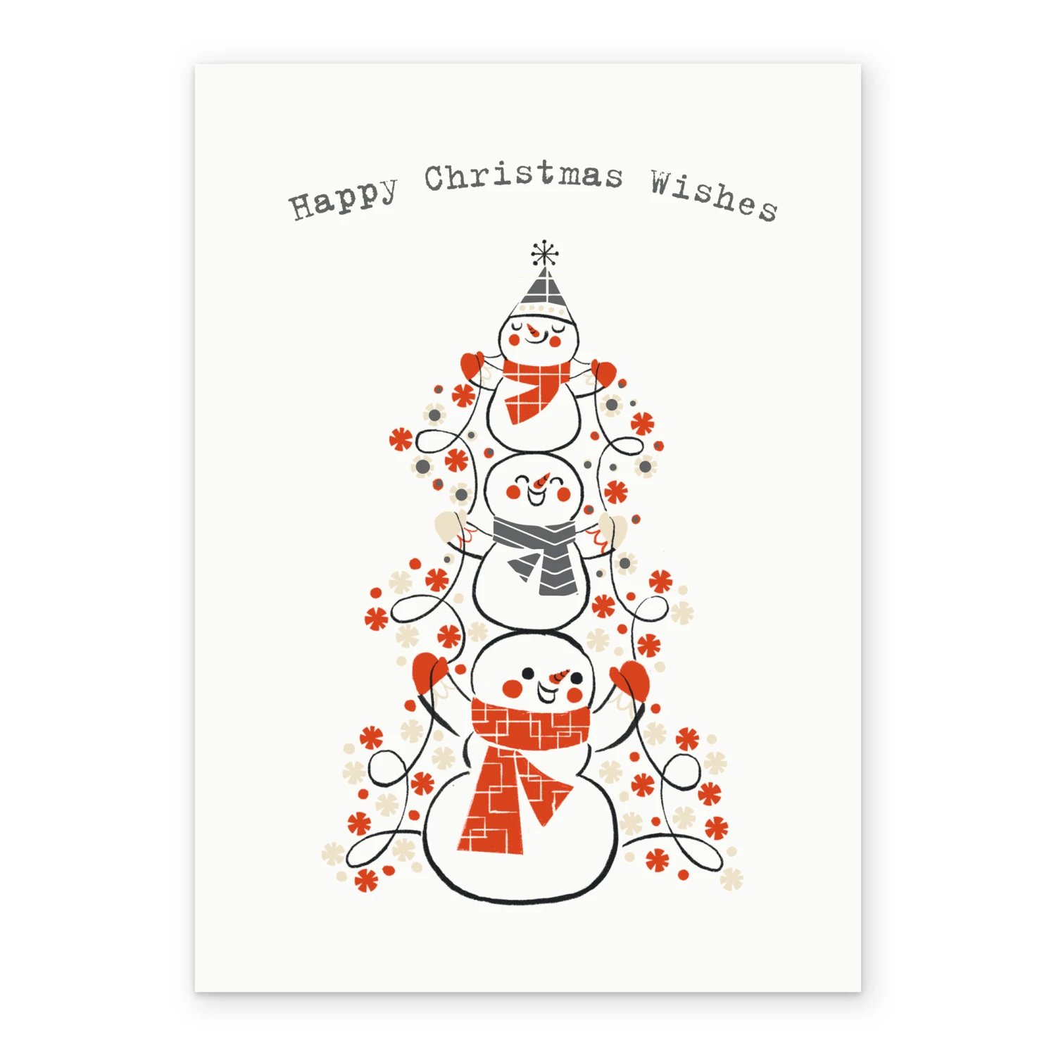 Pod Personalised Snowmen And Tree Christmas Card 2 Pod Personalised Snowmen And Tree Christmas Card - Image 2