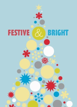 Pod Personalised Festive Tree Christmas Card