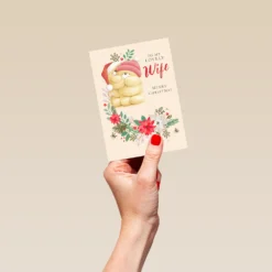 Pod Personalised Cute Forever Friends For Wife Christmas Card -Pod Shop F3100300 hand S