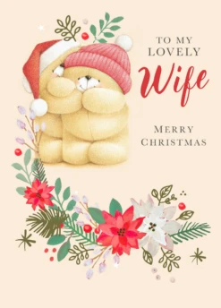 Pod Personalised Cute Forever Friends For Wife Christmas Card