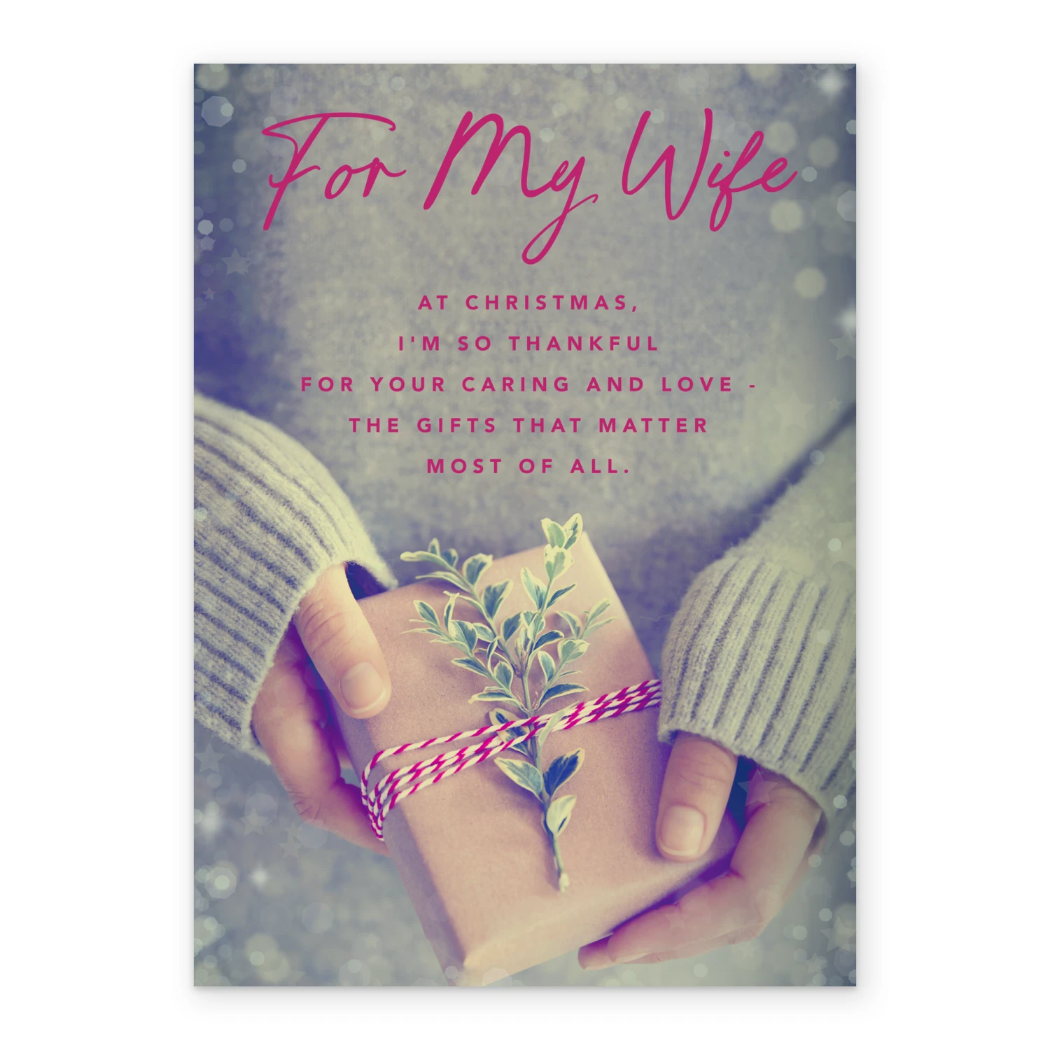 Pod Personalised Wife Love And Care Gifts Christmas Card 2 Pod Personalised Wife Love And Care Gifts Christmas Card - Image 2