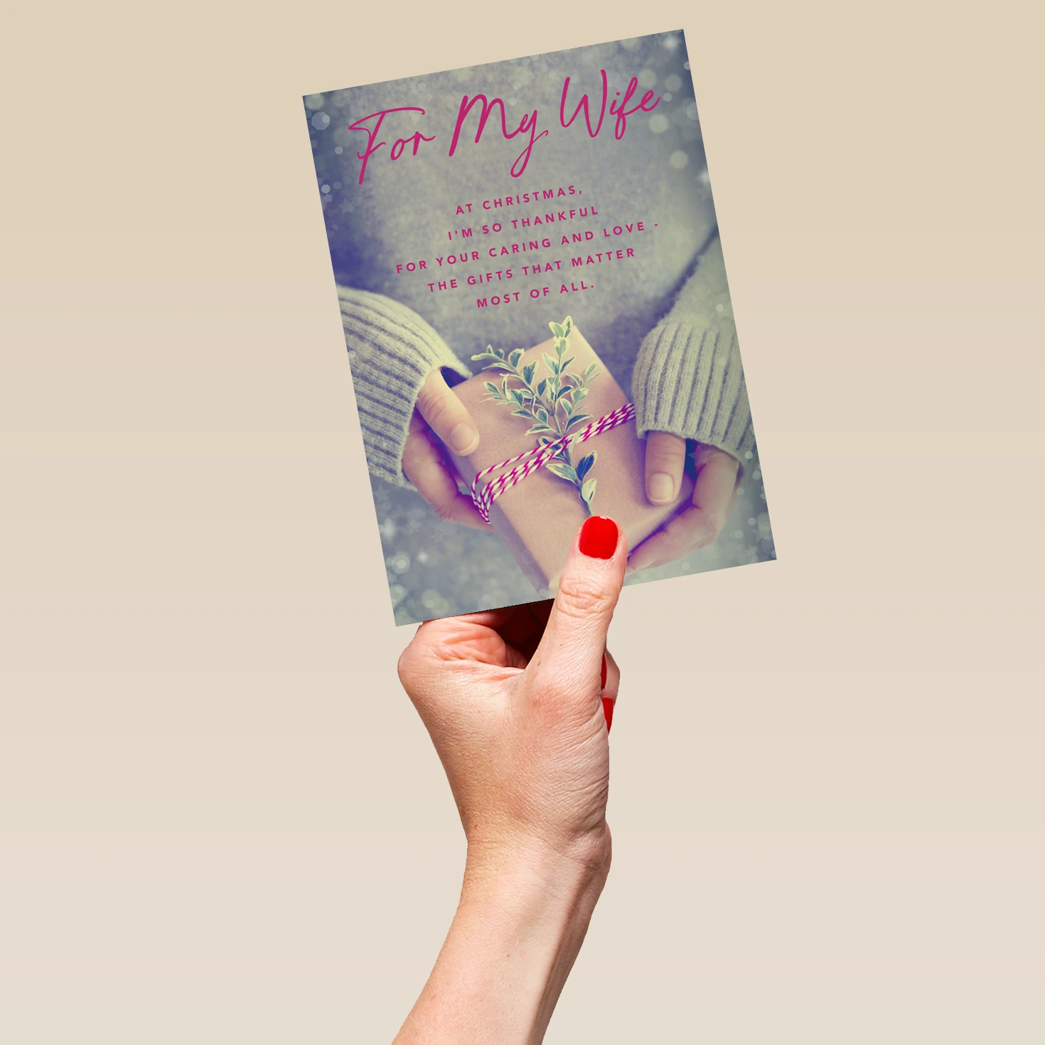 Pod Personalised Wife Love And Care Gifts Christmas Card 5 Pod Personalised Wife Love And Care Gifts Christmas Card - Image 5