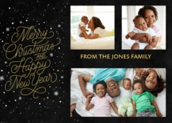 Pod Personalised Christmas & New Year Photo Card