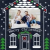 Pod Personalised House Family Photo Christmas Card
