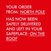 Pod Personalised Funny North Pole Christmas Card