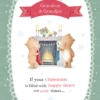 Pod Personalised Cute Festive Fireplace Christmas Card
