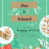 Pod Personalised Festive Wishes Christmas Card To Both Of You