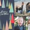 Pod Personalised Tree Collage Christmas Photo Upload Card