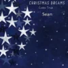 Pod Personalised Contemporary Starry Night Dreams Christmas Card