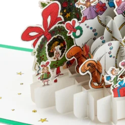 Hallmark Christmas Paper Wonder Card - 3D Dr. Seuss The Grinch Stole Design -Pod Shop PV.132.IXC7132 scaled