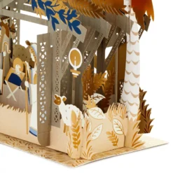Hallmark Christmas Paper Wonder Card - 3D Nativity Scene Design -Pod Shop PV.133.XPJ9929 scaled