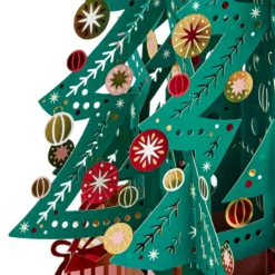 Hallmark Christmas Paper Wonder Card - 3D Festive Tree Design 12 Hallmark Christmas Paper Wonder Card - 3D Festive Tree Design -Pod Shop PV.133.XPJ9937 scaled