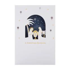 Hallmark Christmas Charity Cards - Pack Of 5 Premium Nativity Scene Design -Pod Shop PV.501.25572272