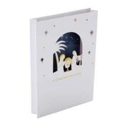 Hallmark Christmas Charity Cards - Pack Of 5 Premium Nativity Scene Design -Pod Shop PV.510.25572272 scaled
