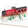 Hallmark Christmas Paper Wonder Card - 3D Harry Potter™ Hogwarts Express Train Design