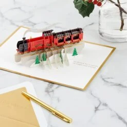 Hallmark Christmas Paper Wonder Card - 3D Harry Potter™ Hogwarts Express Train Design -Pod Shop PV 1.163.XXH1001